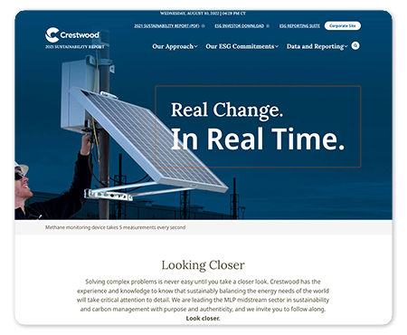 Crestwood ESG Website